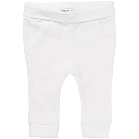 Noppies Uniseks - babybroek U Pants Jersey Reg Humpie, wit, 68 cm