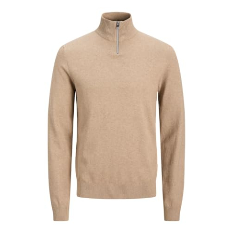 Jrebcallum Knit Half Zip Sn, Crockery., S