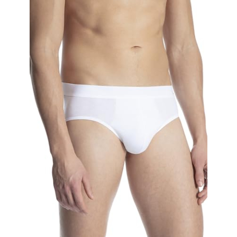 CALIDA Cotton Code Slip voor heren, met elastische tailleband, wit, 56