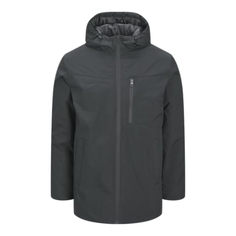 JJ rebel Heren Jrebcasper Parka, asfalt, M, asphalt, M