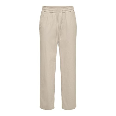 ONSSINUS Loose 0007 COT LIN Pant NOOS, Zilvervoering., M