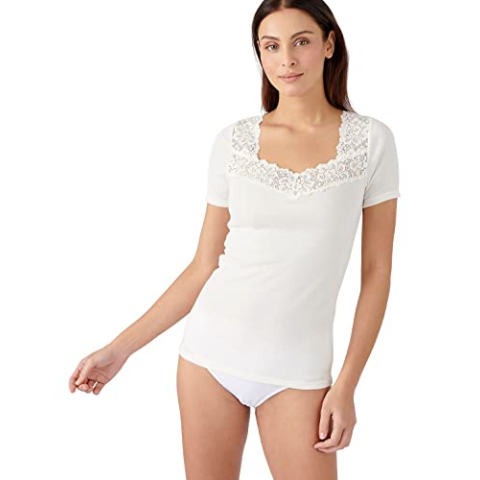T-shirt met korte mouwen, zacht
