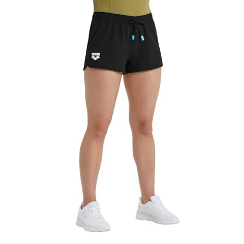 ARENA Dames Team Short Solid zwembroek, zwart, small, zwart, S