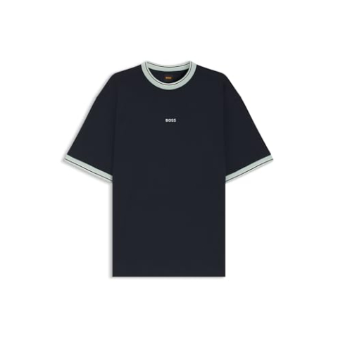 BOSS T-shirt voor heren, donkerblauw 404, XL