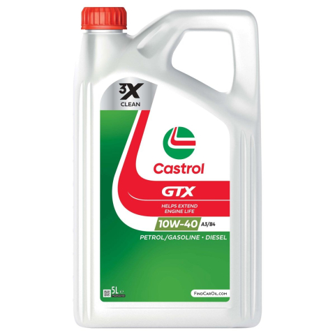 Castrol GTX 10W-40 A3/B4, 5L