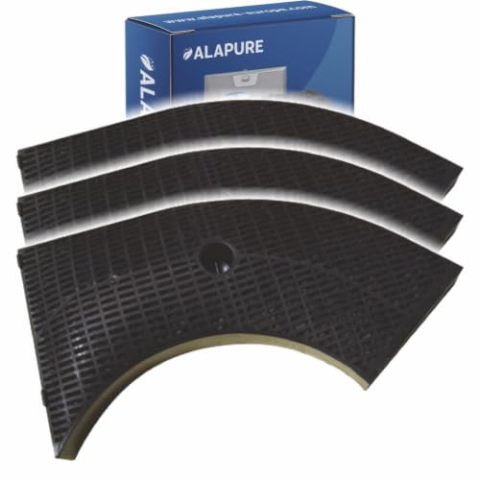 3x Alapure Koolstoffilter geschikt voor Hoover 35602049 / C6906 / CP010