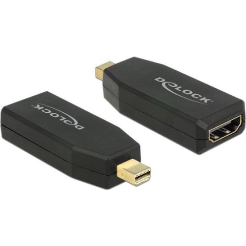 DeLOCK premium Mini DisplayPort naar HDMI actieve adapter - DP 1.2 / HDMI 1.4 (4K 30Hz) / zwart