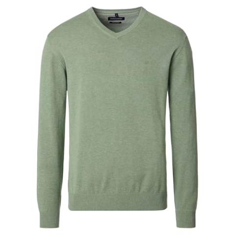Casamoda - Heren trui met V-hals (004430), turquoise, 4XL