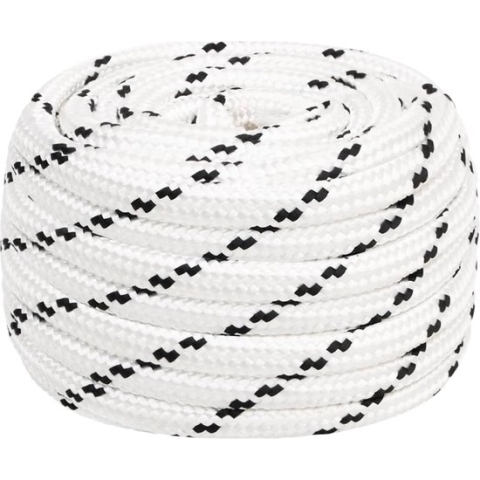 vidaXL-Boottouw-gevlochten-10-mm-250-m-polyester-wit