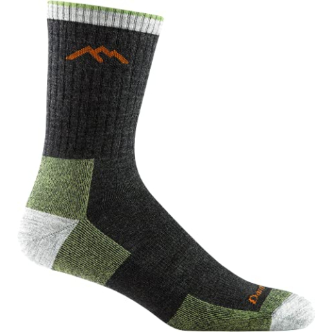Darn Tough Hiker Micro Crew Cushion Wandelsokken Lime Size : 46-50