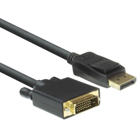 ACT Verloopkabel DisplayPort male naar DVI male 1.80 m AK3995