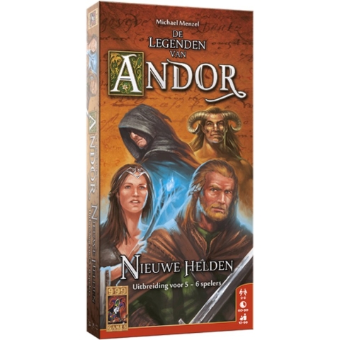 De Legenden van Andor: Nieuwe Helden 5/6 Uitbreiding Bordspel