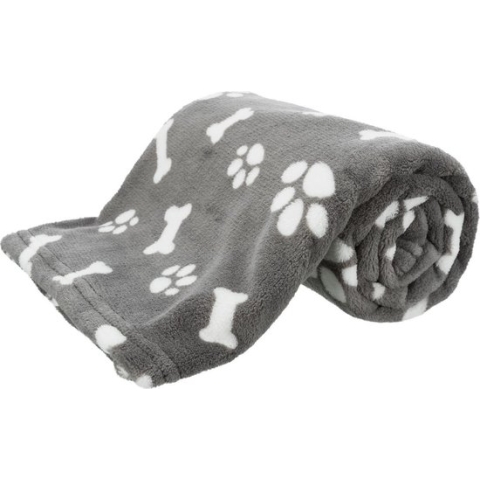 Trixie Hondendeken Kenny Fleece Bot / Pootjes Grijs