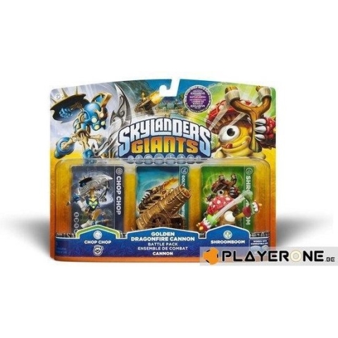 Skylanders Giants: Battle Pack Chop Chop, Shroomboom, Dragonfire Kanon