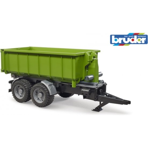 Roll-Off-Container trailer voor tractoren van Bruder