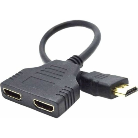 HDMI to Double HDMI Adapter GEMBIRD DSP-2PH4-04 Black