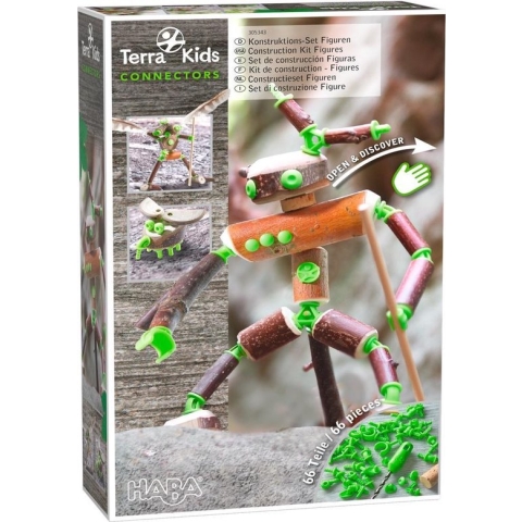Haba Constructieset Figuren Kids Kunststof Groen 66 Onderdelen
