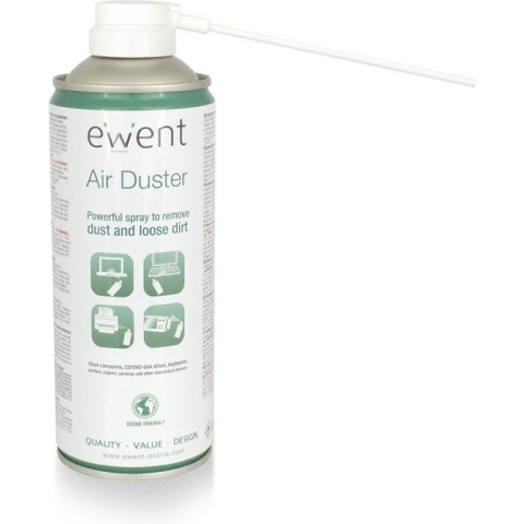 Ewent Perslucht Airpressure 400 ml upright use voor schoonmaken elektronische apparaten