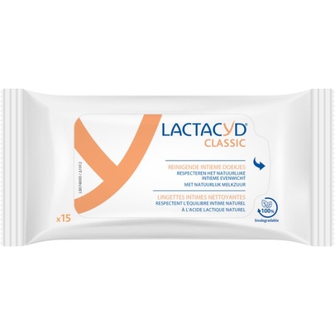 LACTACYD Retail Daily wipes 15 NL