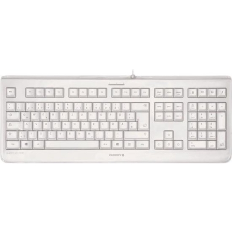 CHERRY KC 1068 - Toetsenbord - English - US / Europe - lichtgrijs
