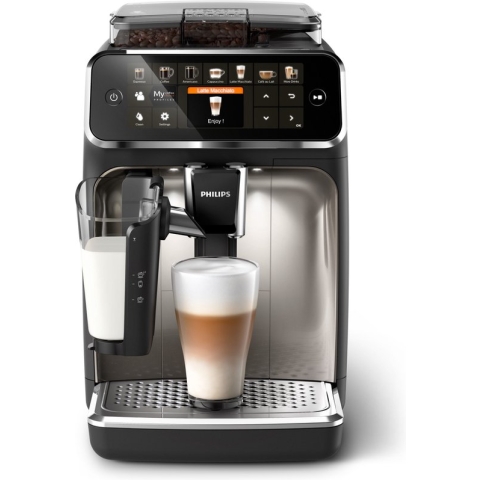 Philips LatteGo 5400 serie EP5447/90 - Espressomachine - Zwart/Chroom