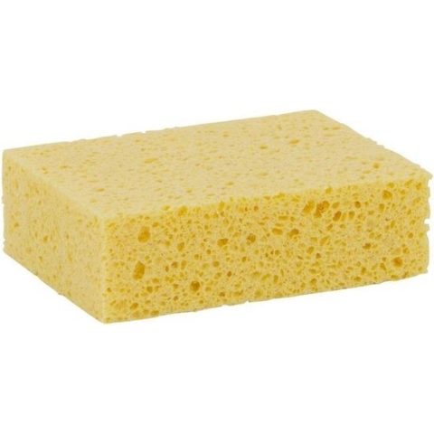 Biologisch Afbreekbare Viscose Spons - Reinigingsartikel voor Keuken - 14 x 11 x 3.5 cm - Geel