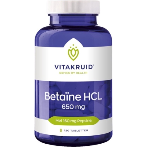 VitaKruid Betaïne HCL 650 mg - 120 tabletten