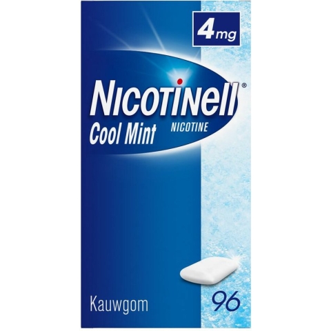 Nicotinell Kauwgom Cool Mint 4mg - 1 x 96 stuks