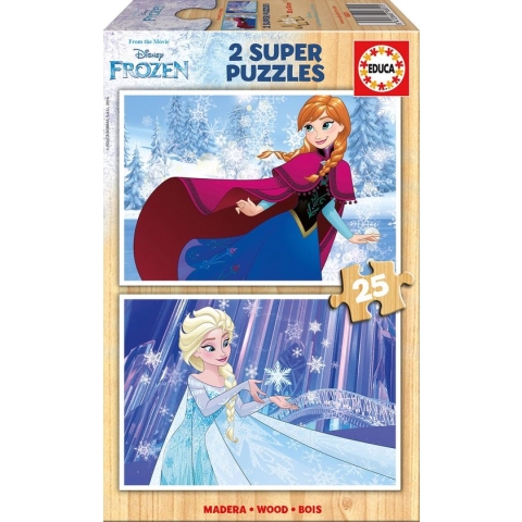 Educa puzzel 2 x 25 stukjes Frozen