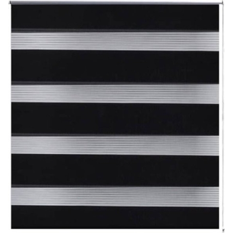 vidaXL-Duo-Rolgordijn-40x100cm-Zwart