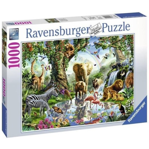 Ravensburger puzzel Avonturen in de Jungle - Legpuzzel - 1000 stukjes
