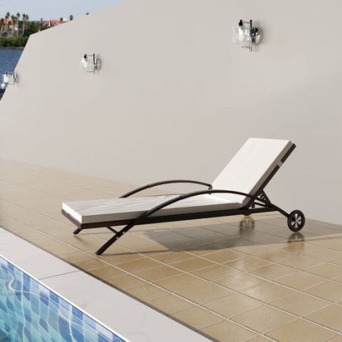 vidaXL-Ligbed-met-kussen-en-wieltjes-poly-rattan-bruin