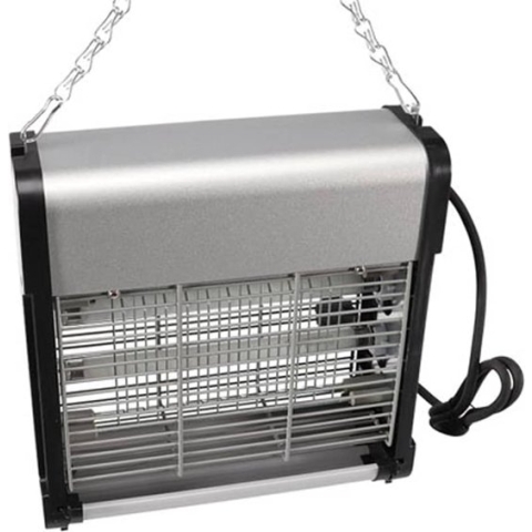 Perel Insectenverdelger, elektrisch, spanningsrooster 2800 V, uitneembare opvangbak, 30 m², metaal