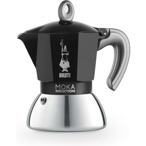 Bialetti Moka Induction - Percolator - Zwart - 2 kops