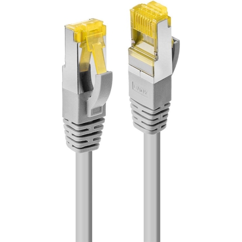 LINDY 47268 RJ45 Netwerkkabel, patchkabel CAT 6a (losse kabel CAT 7) S/FTP 10.00 m Grijs Snagless 1 stuk(s)