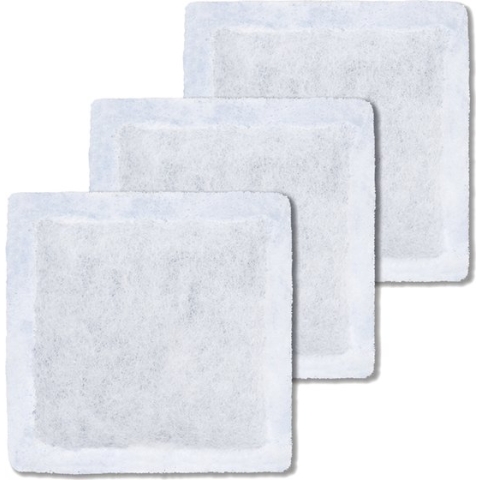 Catit Filters Drinkfontein Mini - Kattendrinkbak - 15x12x2.5 cm Wit 3 stuks