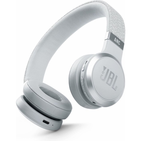 JBL LIVE 460NC - Draadloze on-ear koptelefoon - Wit