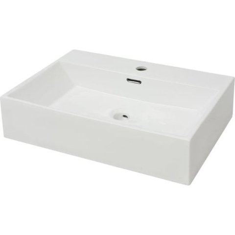 vidaXL-Wastafel-met-kraangat-wit-60,5x42,5x14,5-cm-keramiek