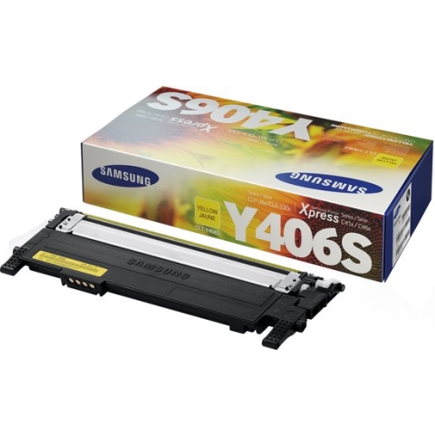 Samsung CLT-Y406S/ELS - Tonercartridge / Geel