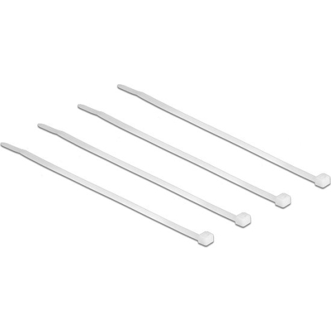 Kabelbinder Nylon Transparant 100 stuk(s)