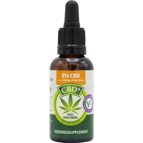 Jacob Hooy CBD Olie 5% 30 ml