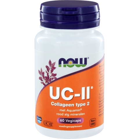 Now Foods - UC-II Collageen Type 2 - Met Aquamarin Roodalg Mineralen - 60 Vegicaps