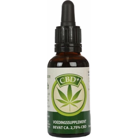 CBD Plus olie 2,75% (Jacob Hooy) - 30 ml