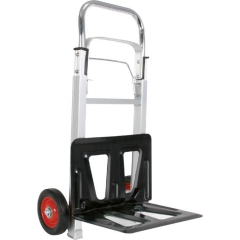 Toolland Steekwagen, opvouwbaar, metaal, zilver, laadvermogen 80 kg