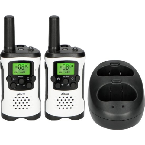 Alecto FR-175 - Walkie Talkie voor kinderen en volwassenen - Set van 2 stuks - Bereik tot 7 km - Wit
