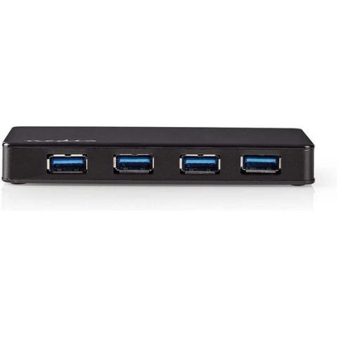 USB-Hub - USB-A Male - 4x USB A Female - 4-Poorts poort(en) - USB 3.2 Gen 1 - Netvoeding / USB Gevoed - 4x USB