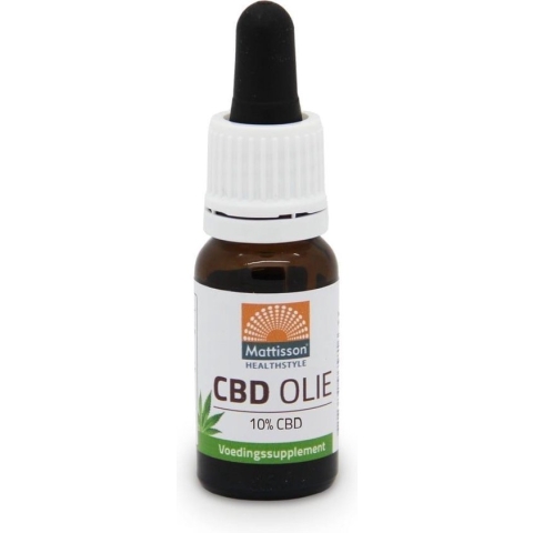 Mattisson CBD Olie 10% - Cannabidiol (CBD) - In Nederland Gekweekt - 10 ml