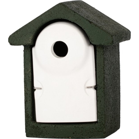 Nestkast houtbeton 32 mm groen/wit