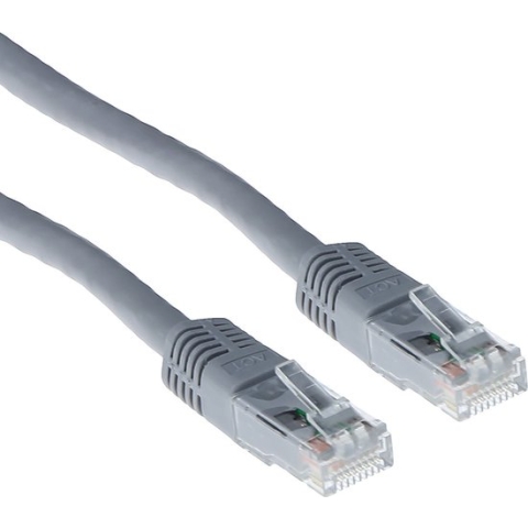 ACT Grijze 20 meter U/UTP CAT6 UTP kabel met RJ45 connectoren IB8020