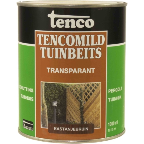 Tenco Tencomild Transparante Tuinbeits - 1 liter - Kastanjebruin